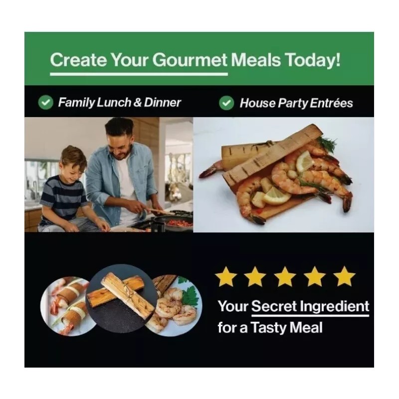 Fire & Flavor Cedar Wraps for Grilling/Stove