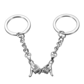 Pinky Promise Gift for Couple One Year Anniversary Valentines Boyfriend Birthday Gifts for Boyfriend Girlfriend Best Friend Matching Couples Stuff Gifts Matching Keychains for Couples Wife Husband