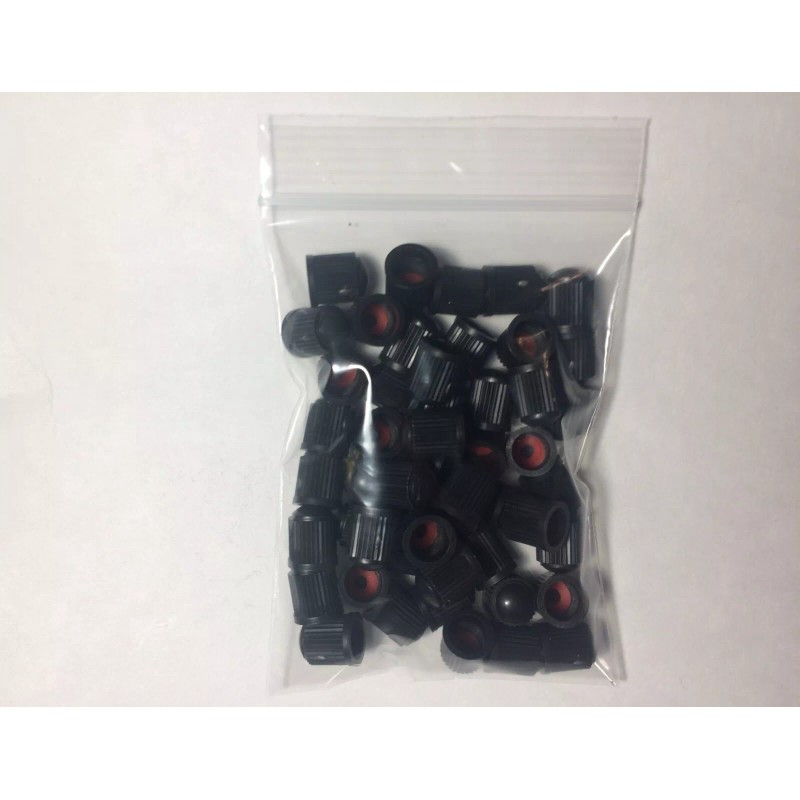 Unbranded TIRE VALVE STEM CAPS W/ RUBBER RING 50 Cosmetic