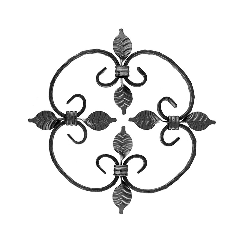 Gal Industrial Wrought Iron Ornament 23.5 x 23.5 cm Grid