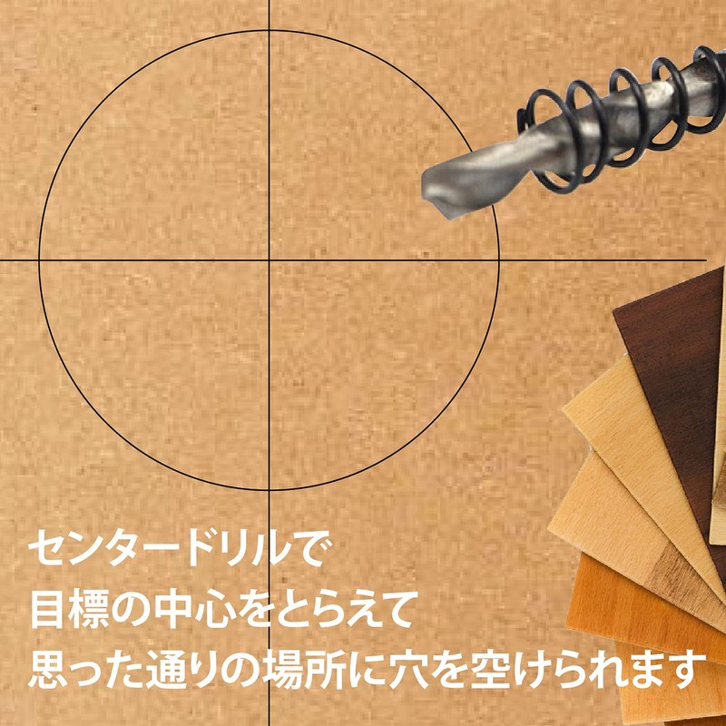Kind Cube Hole Saw with Drill Bit (1.4 inches (35