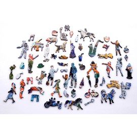 Streets of New York (549 Pieces) Wooden Jigsaw Puzzle