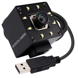 Svpro 12MP 4K Auto Focus Camera Module with Light for Computer Laptop, High Speed 1080P 120fps Lightburn Camera USB 2.0 Industrial Video Board Camera Wide Angle 100 Degree for Windows/Android/Linux