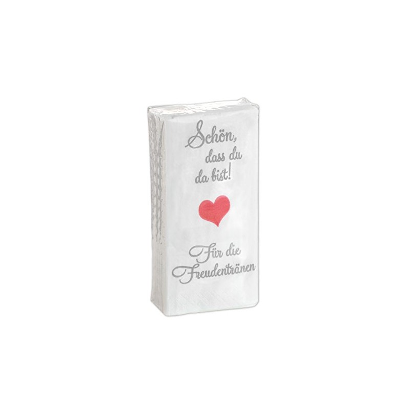 10 x 10 'Schön Dass du Da Bist – Handkerchiefs