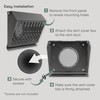 Vent Systems 4" Inch Exhaust Vent Cover with Rubber Gasket