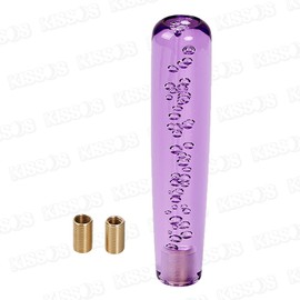 Crystal Shift Knob 7.9 inches (20 cm) Foam Adapter for Truck Light Truck Mitsubishi Hino Fuso Isuzu Universal (Purple)