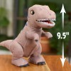Jurassic World Roarin T-Rex Dinosaur Interactive Plush Toy 10.5-Inch New