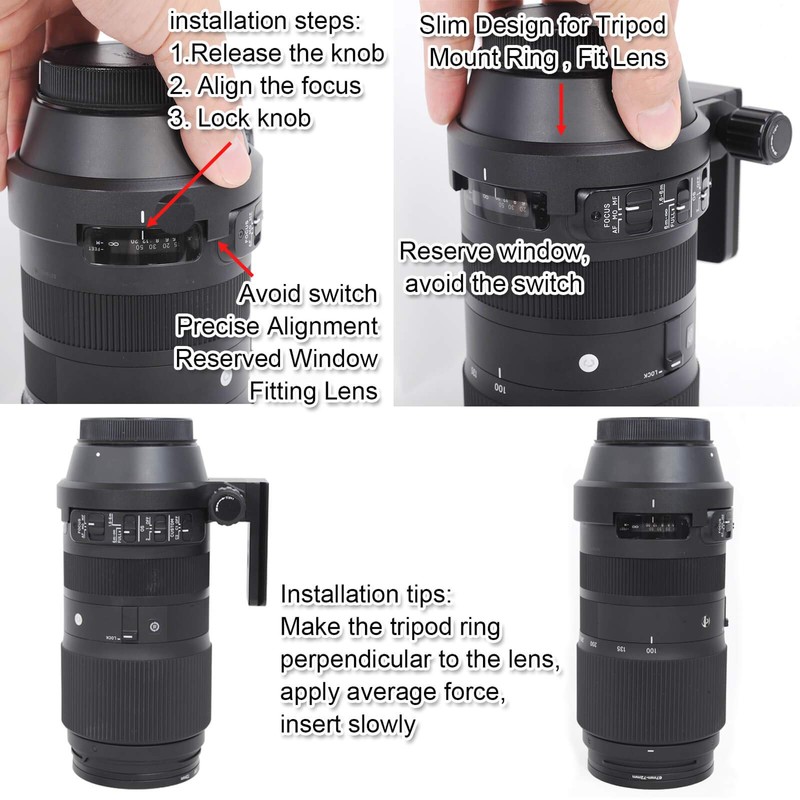 iShoot Ring Tripod Mount Ring, Specifically Designed for Sigma Sigma