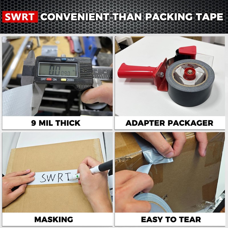 SWRT 9 Mil Duct Tape Heavy Duty, 2 in x