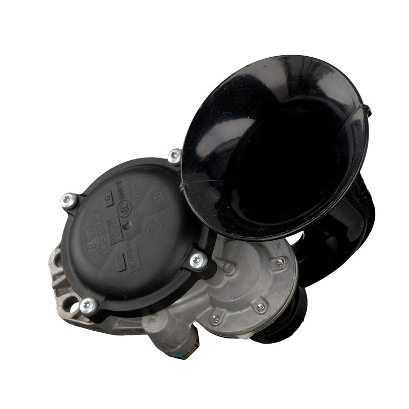 febi bilstein 38986 Horn, 1 Piece, Black