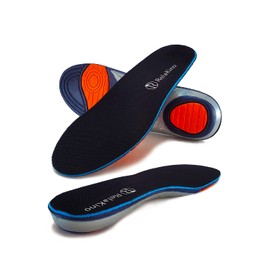 Rela Kino Insole, For All Day Comfort, Physical The Supervised Insole, Shock Absorption, Arch Support, Unisex (10.0 - 10.4 inches (25.5 - 26.5 cm), Black)