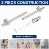 NearMoon Slide Bar with Height/Angle Adjustable Handheld Shower Holder, Bathroom