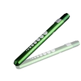 Mini Pen Torch Light SENRISE Diagnostic Medical Penlight, Mini Reusable LED Penlight Flashlight Pen Torch for Home Outdoor Doctor Nurse EMT Emergency (Green,1 Pack)