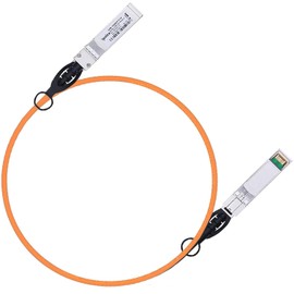 ipolex 10G SFP+ Copper Cable, Orange SFP+ DAC, 10GBASE-CU Direct Attach Copper Cable, 10Gb/s Passive Twinax Cable Compatible for Cisco, Ubiquiti, Meraki, Mikrotik, Intel and more. 1-meter, 1-Pack.