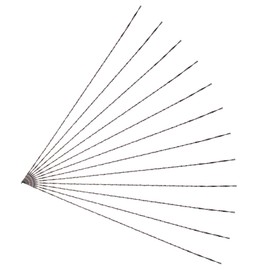 Murtenze 12PCS Spiral Scroll Saw Blades, Plain End Saw Blades Assortment for Wood Metal Cutting Sawing Carve (#3 Metal Cutting)