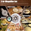 Professional 40X Jewelers Loupe & 15X Stand Magnifier Set
