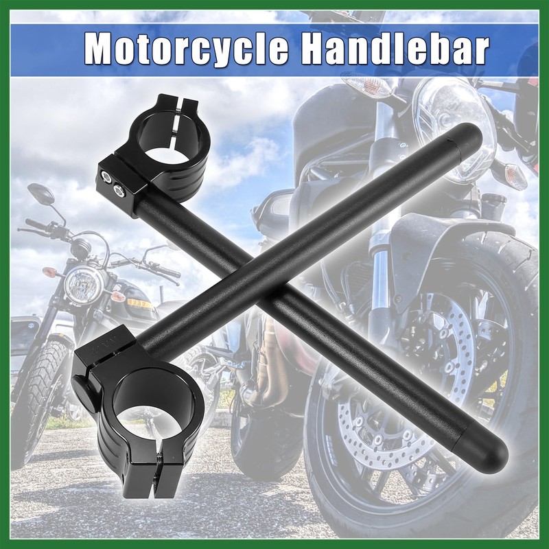 Motoforti 1 Pair 41mm Motorcycle Handlebar Adjustable Motorbike Handle Bar