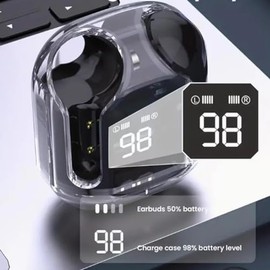 Auricular Bluetooth inalámbrico Carga rápida Mini Auricular inalámbrico Bluetooth Agua audifonos Inalámbricos Bluetooth a Prueba de táctil (Negro1)