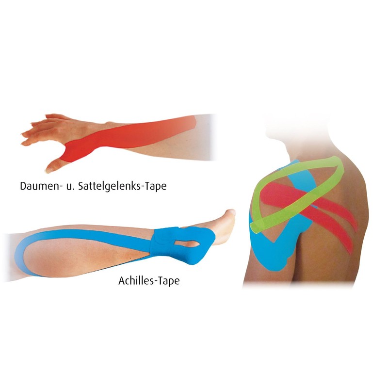 Höga-K-Tape-Silk Kinesiology Tape in Silk Quality 5 cm x 5