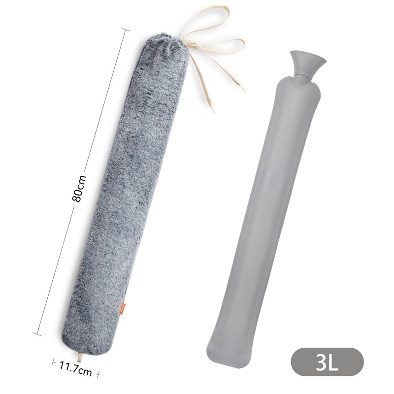 samply Long Hot Water Bottle -3L Large Capacity, Hot Water