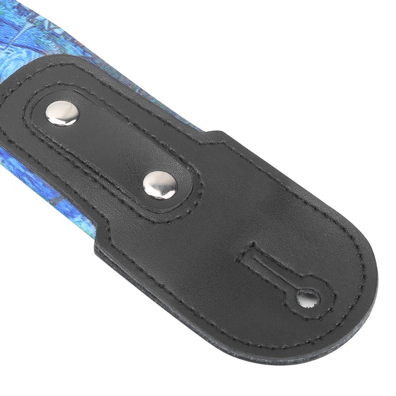 Nylon Guitar Strap Breathable Musical Instrument Accessories for Folk/Electric Guitar