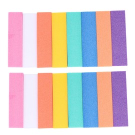 minkissy Nail Buffing Sponge 16pcs Set Four Sides Nail File Polishing Block for Manicure
