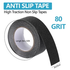 Anti Slip Grip Tape for Stairs Floors Ramps Outdoor Indoor Waterproof High Traction Non Slip Tapes 5cm x 9m Black