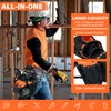 MELOTOUGH Contractor Pouch Electrician Tool Pouch Nail Screw Work Framer