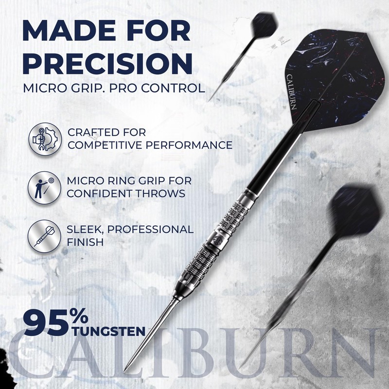 Caliburn | Sword Darts | Steel Tip | 95% Tungsten