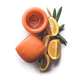 Candiles Scented Wax - Sweet Orange | Up to 12 Months Room Fragrance - Handmade Fragrance Bowls, 100% Vegan, Natural & Compatible