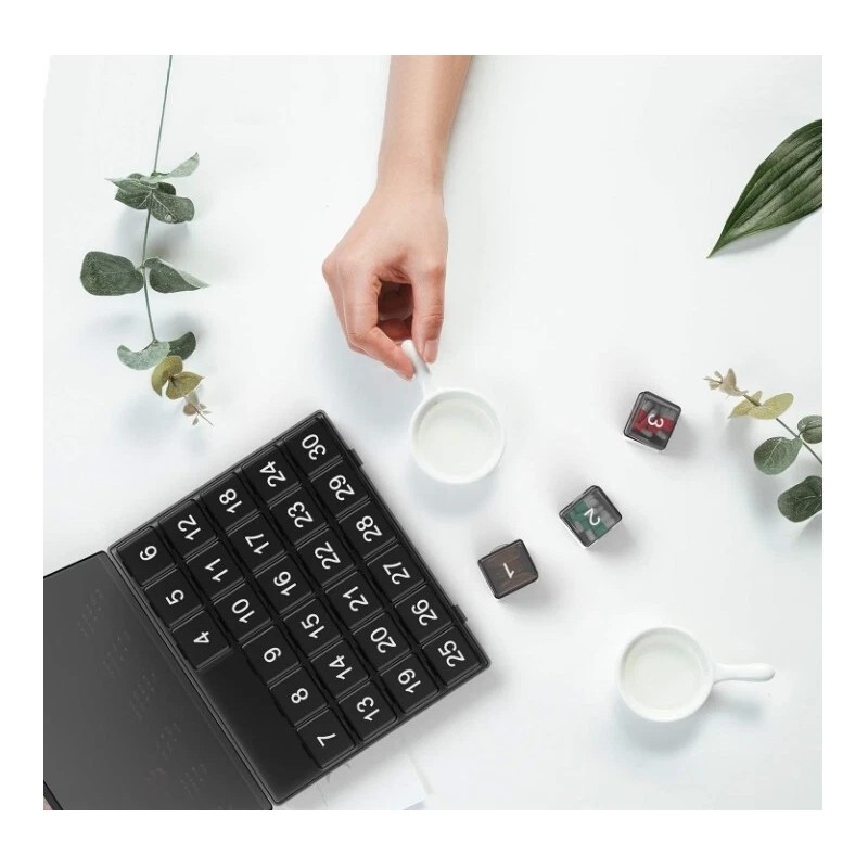 DOHIMGIO Monthly Pill Organizer Once a Day 30 Day Pill