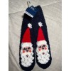 Old Navy Cozy Socks Santa Navy Blue Women's One Size NWT Christmas Theme So Cute