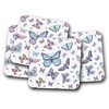 4 Set - Beautiful Butterflies Coaster - Pretty Bug Moth