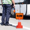 Flutesan 3 Pcs Slow Sign Traffic Cone Sign Road Sign