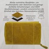 flevado Exclusive Women's Leather Wallet German Design Suede Wallet (Light