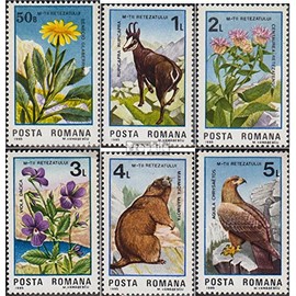 Romania 4172-4177 (complete.issue.) fine used/cancelled 1985 Reserve Retezat (Stamps for collectors) Other mammals (monkeys/dinosaurs/elephants ...)