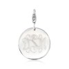 Ross-Simons Monogram Disc Charm - Italian 6mm Sterling Silver Bead