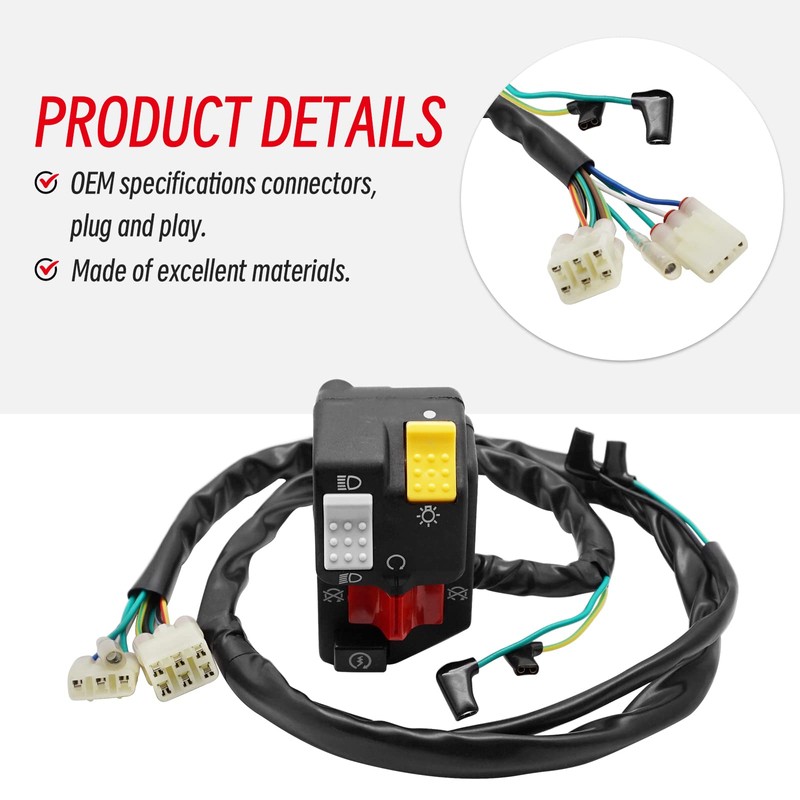 Compatible with Honda TRX400EX 2008 TRX400X 2009 2012-2014 Start Stop