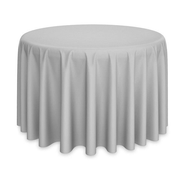 Lann's Linens - 5 Premium 120" Round Tablecloths for Wedding/Banquet/Restaurant