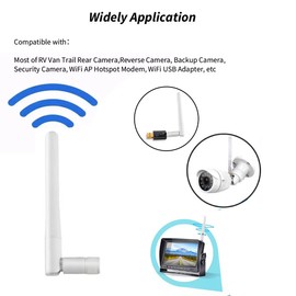 Dual Band WiFi 2.4GHz 5GHz 5.8GHz 3dBi MIMO RP-SMA Male Antenna for WiFi Router Signal Booster Repeater Wireless Network Card USB Adapter Security IP Camera Video Surveillance Monitor - 6Pack