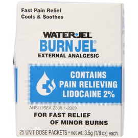 Water-Jel Technologies - 600U-1 3.5 Gram Unit Dose Packet Burn Jel Topical Gel (25 Per Box) (Four Set)