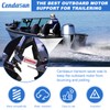 Outboard Transom Saver Trailering Support and Steer Stops, Wedge Outboard