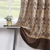 MVSUTA Sterling Farmhouse Brown Waterproof Polyester Fabric Chocolate Vintage Printed