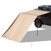 ALL-TOP Awning Wall (Front), 6.6ft x 9.5ft, PU3000mm Waterproof Windbreak Extension for Vehicle Awning, UV50+ for Extra Sun Shade and Privacy