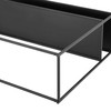 Crosley Furniture Braxton Metal Console Table, Matte Black