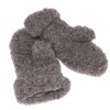 Extremely warm 100% natural merino sheep wool mittens for men