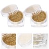 Baluue 2pcs Loose Eyeshadow Pigments Shimmer Pearl Glitter Makeup for