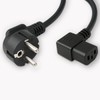 Power Cord Right Angle 2 Pin + Earth Sector CEE7/IEC