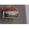 HANDTECHINDIA Pure Brass Glass Tumbler 250 ML with Beautiful Design,