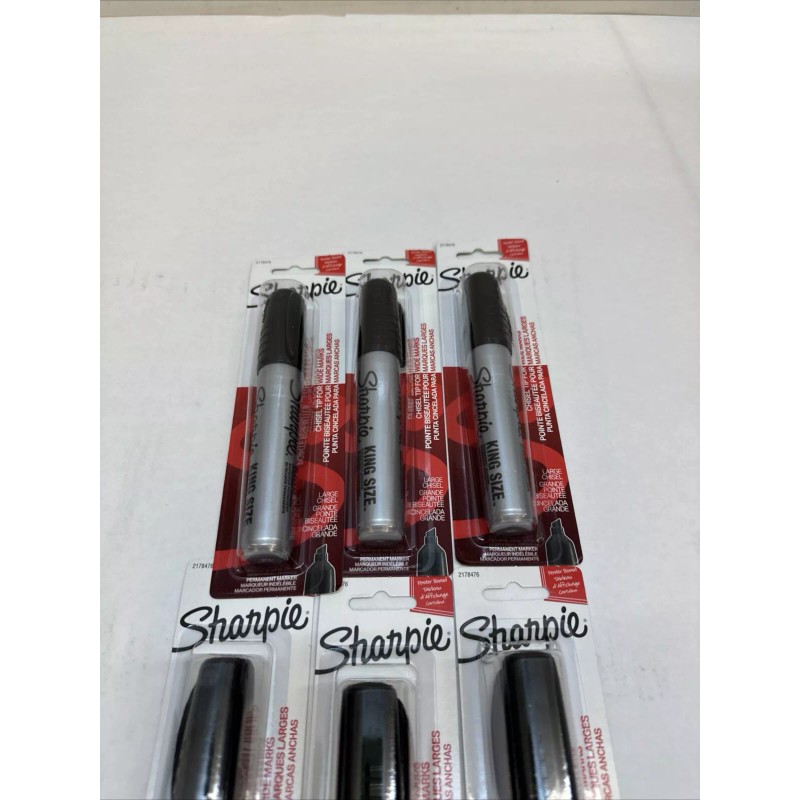 Sharpie King Size Permanent Marker, Black 1 ea (Pack of